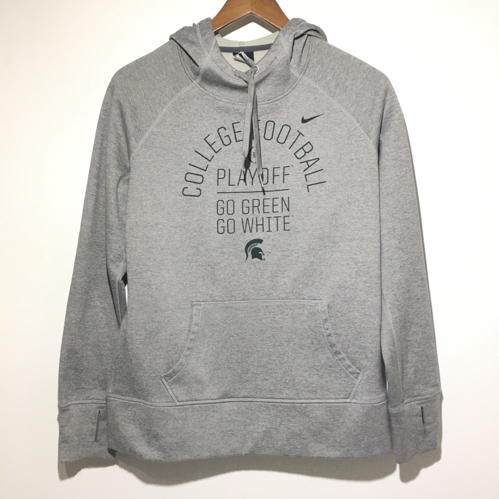 Nike Michigan State Therma-Fit Hooded Sweatshirt L